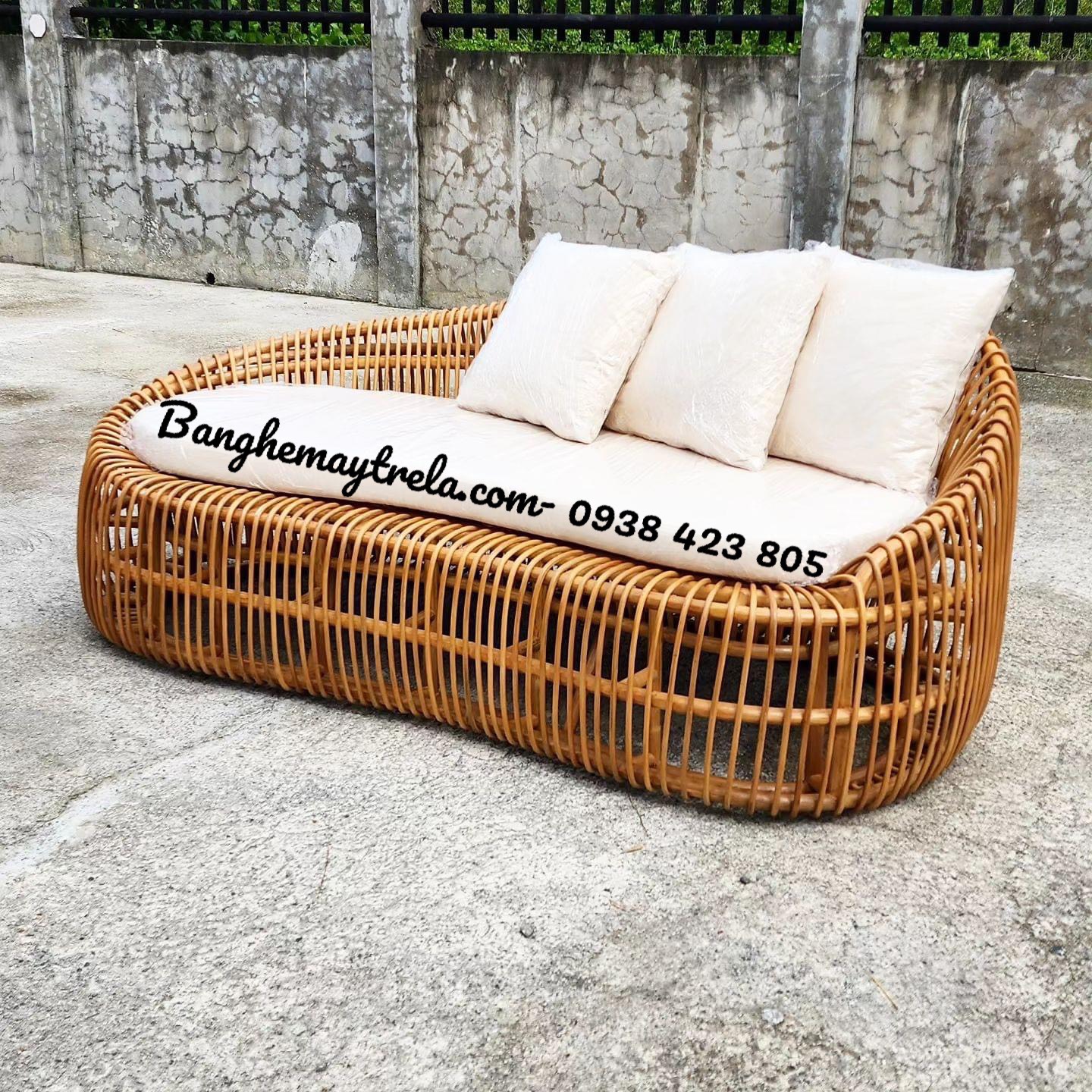 Ghế sofa mây hiện đại phòng khách